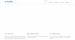 Desktop Screenshot of es-builder.com